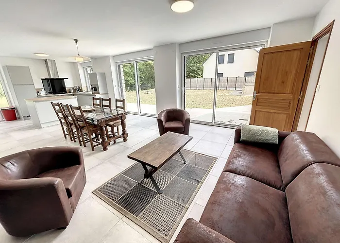 Charmante Maison Neuve Proche Plage, 4 Chambres, 7 Couchages, Jardin, Parking Et Confort - Fr-1-361-511 別荘 ジュルヴィル・レ・パン